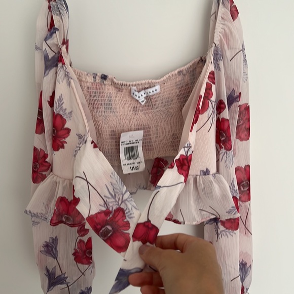 Endless rose XS crop top that ties in the front . Brand new with tags ! - Picture 4 of 4